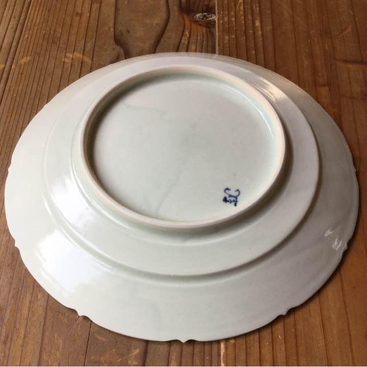 Amazon.co.jp: 阿部春弥 Abe Haruya 白磁 輪花 皿 白いうつわ デルフト